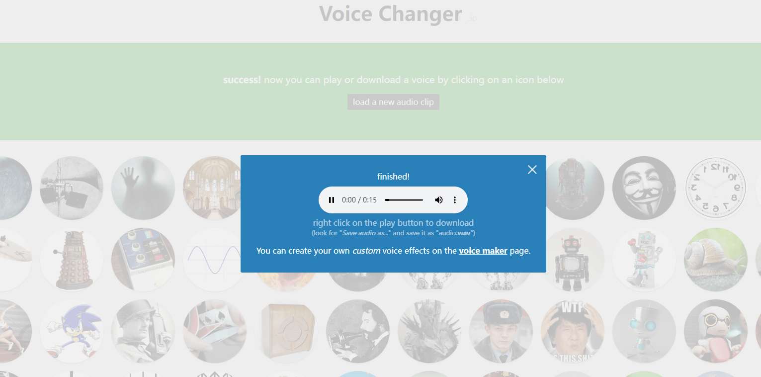 VoiceChanger.io – 免费在线语音变声器