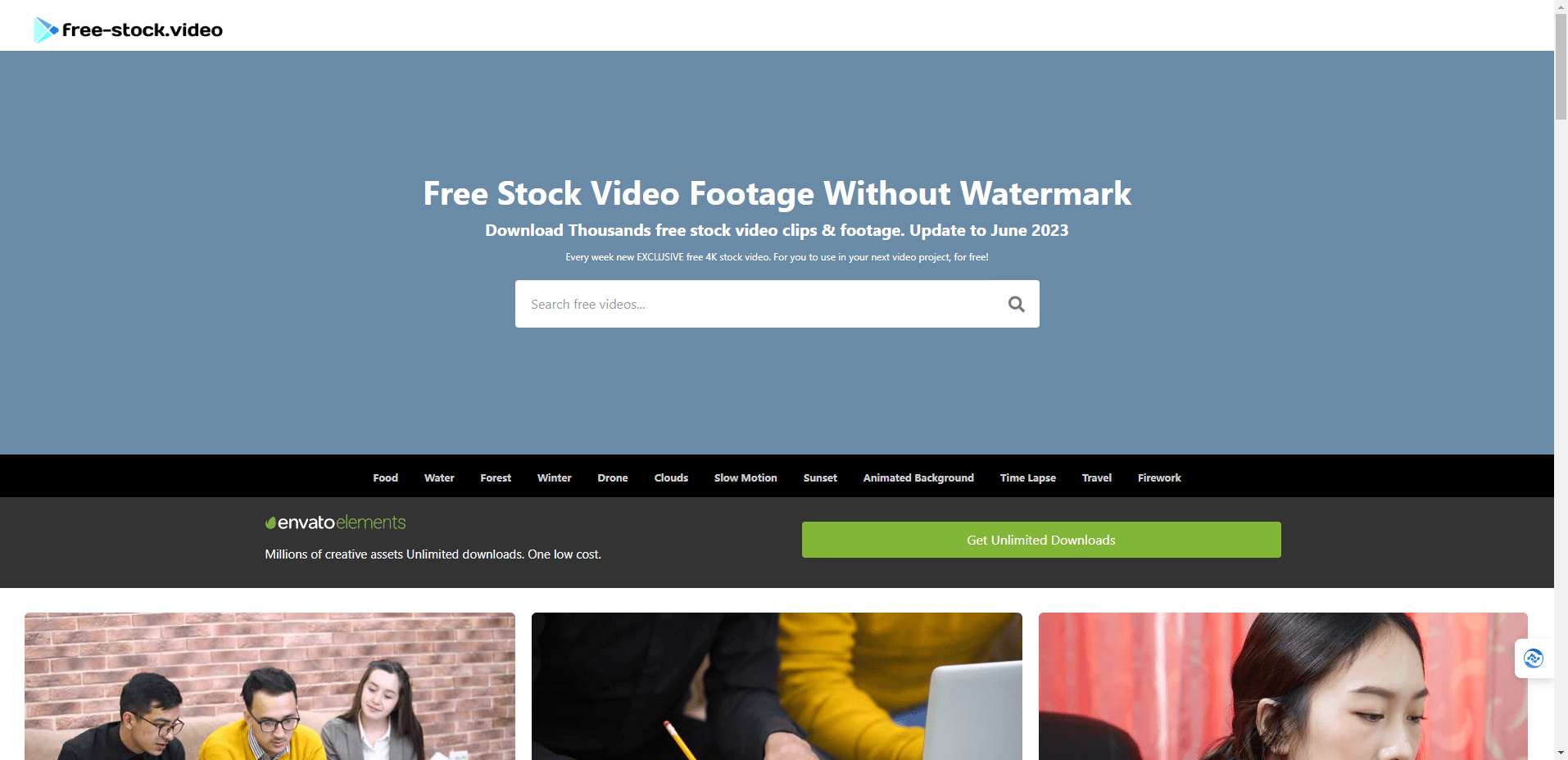 Free Stock Video – 无水印高清视频素材下载