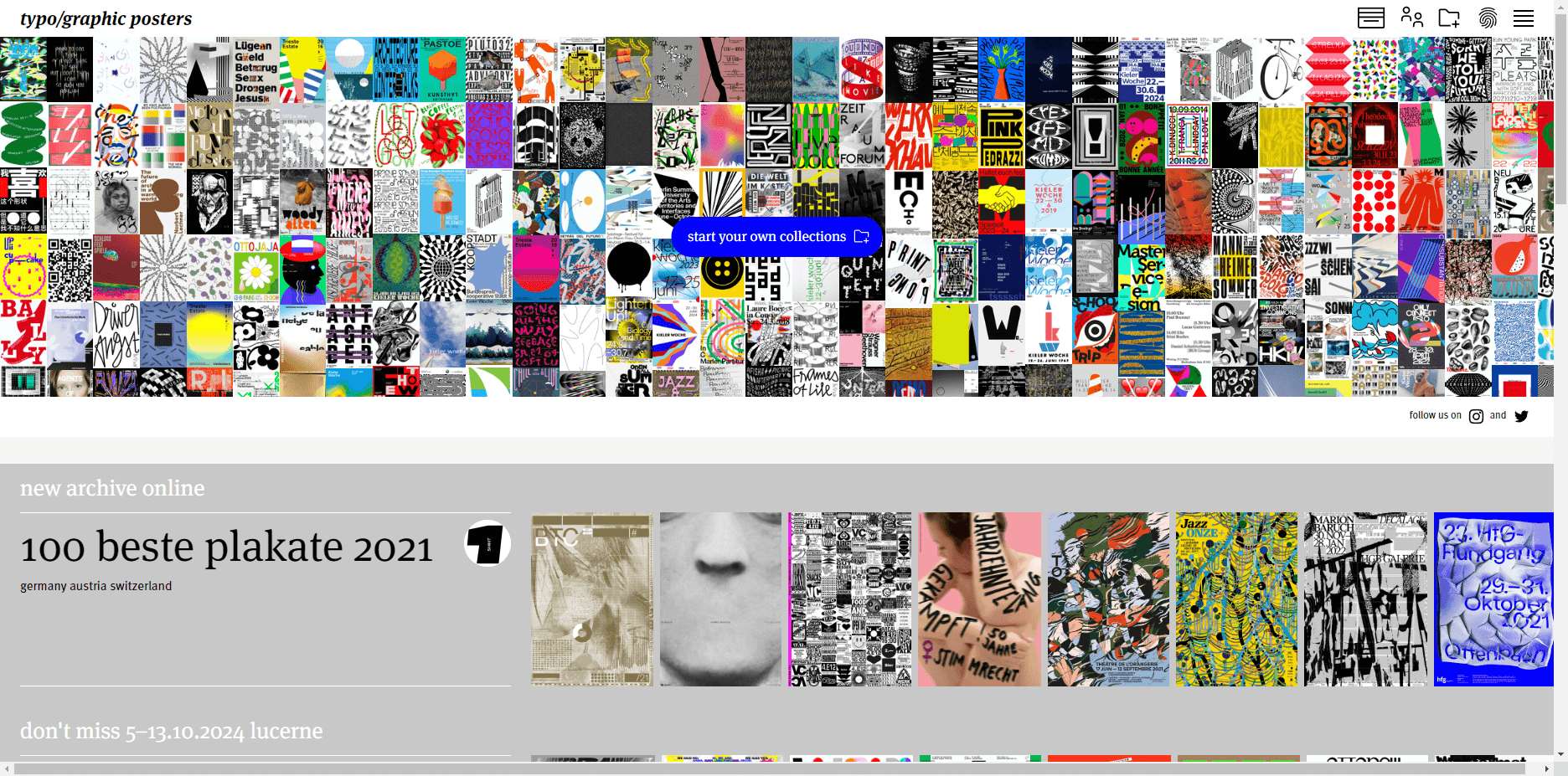 typo/graphic posters