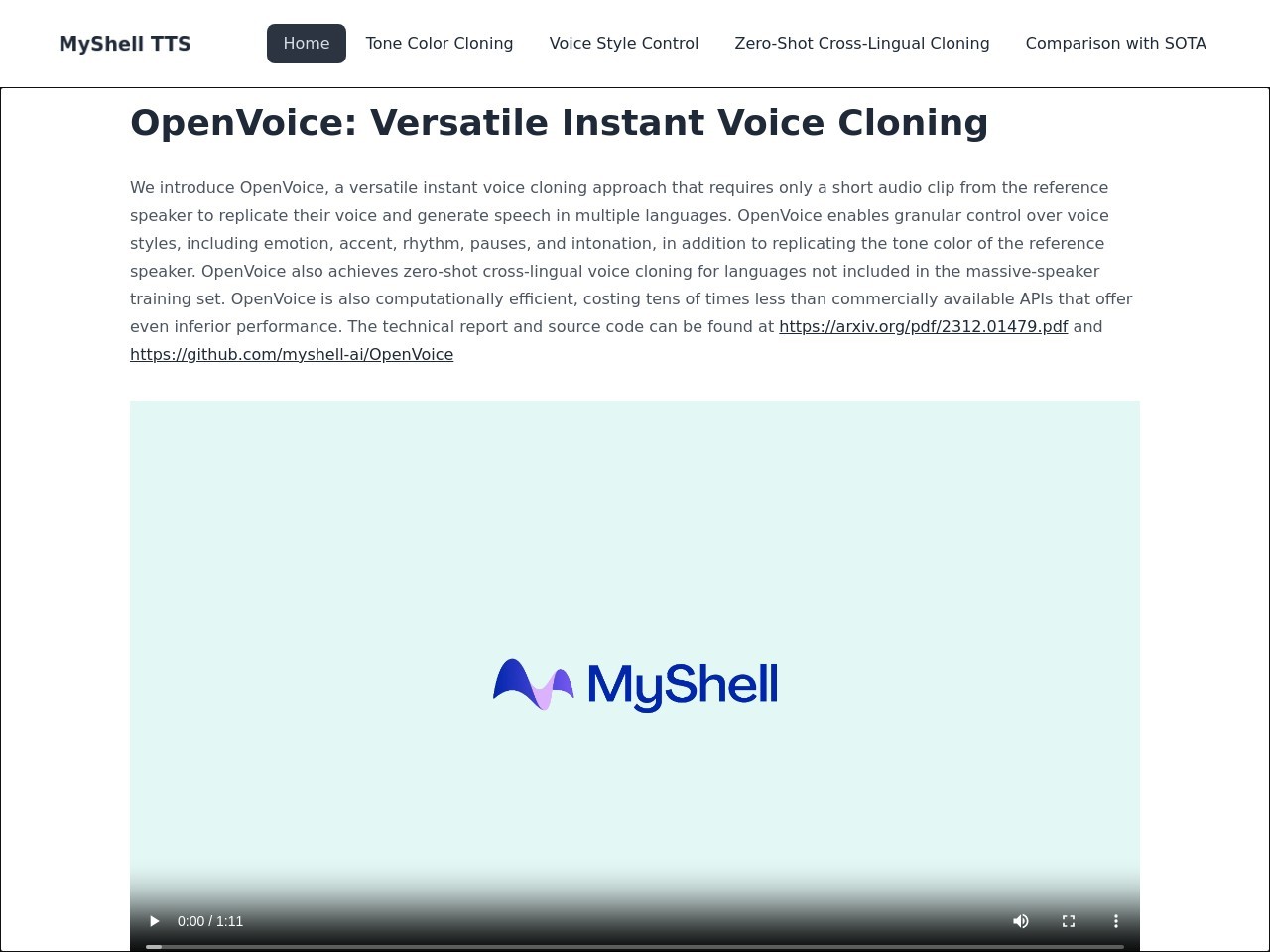 OpenVoice