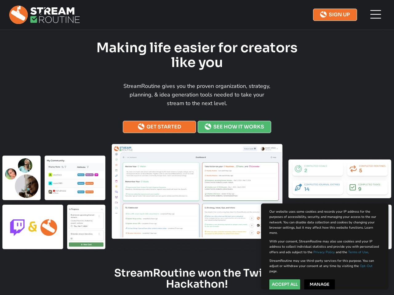 点击放大图片 Stream Routine
