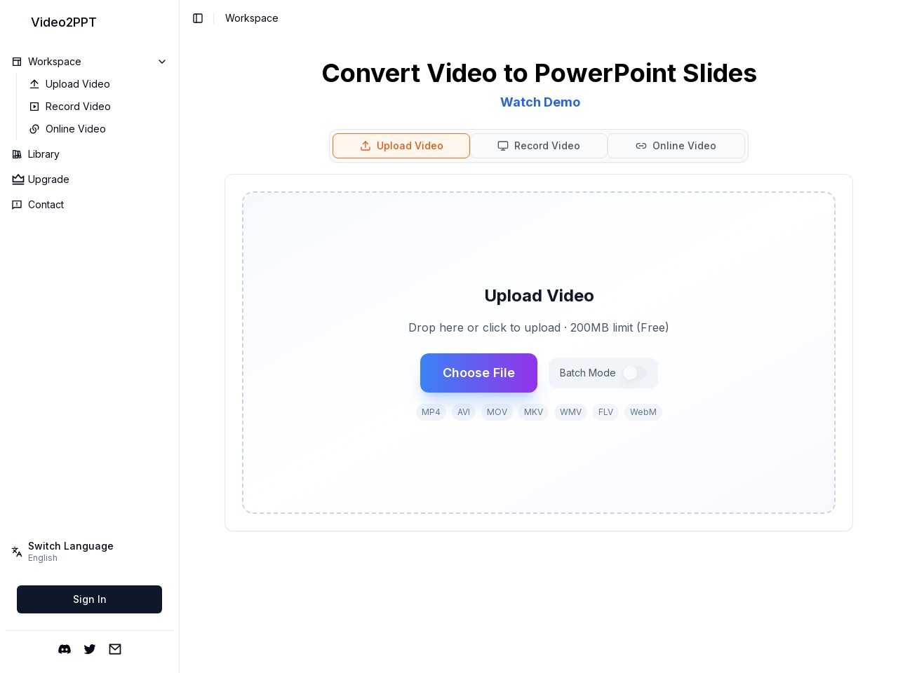 Video2PPT