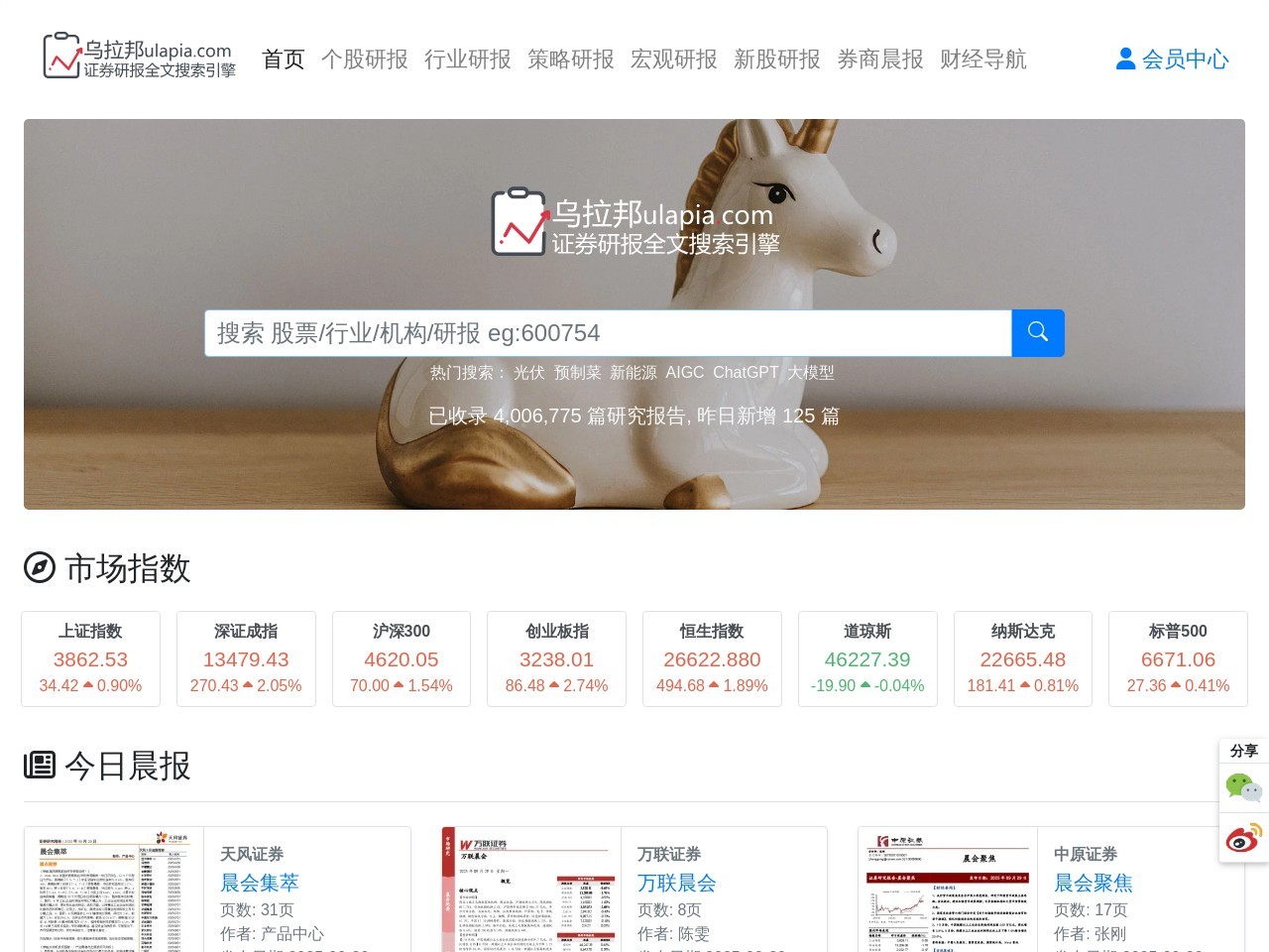 乌拉邦研报